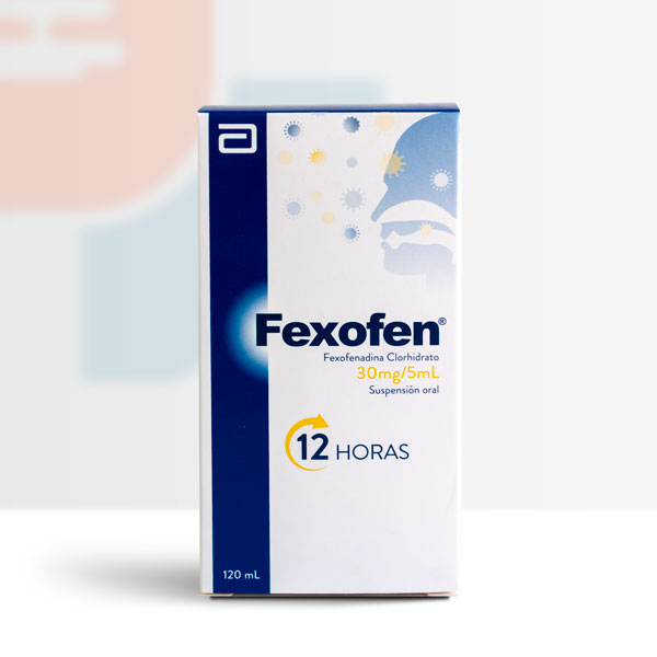 Fexofen (fexofenadina clorhidrato) 30mg/5mlx120ml